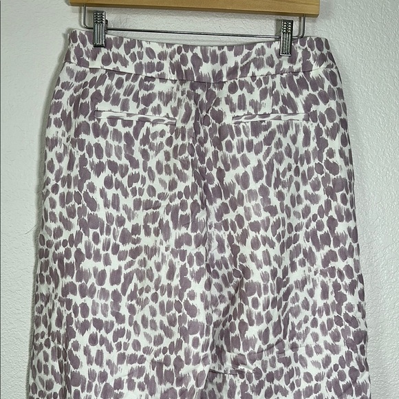 J. Crew Linen Blend Printed Cropped Pants 8 - Picture 3 of 7